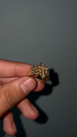 14k Cross Ring