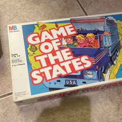 Game Of The State Milton Bradley