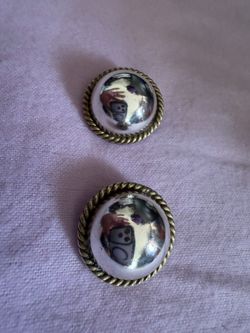 20.67 grams 925 Sterling Silver Clip On Earrings