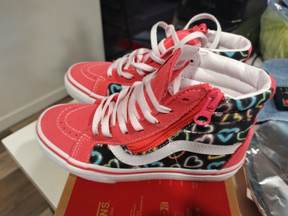 Size 13.5 Girls Vans Skate Hi