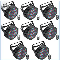 LED with Sound Activated DJ Stage Lighting (8 Packs)
