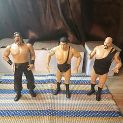2005 Giants Of WWE Lot (FACTORY ERROR)