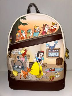 Loungefly Disney Snow White & Seven Dwarfs Multi Scene Mini Backpack
