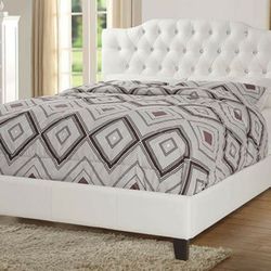 Brand New Queen Platform Bed Frame With Bamboo Mattress Included 369