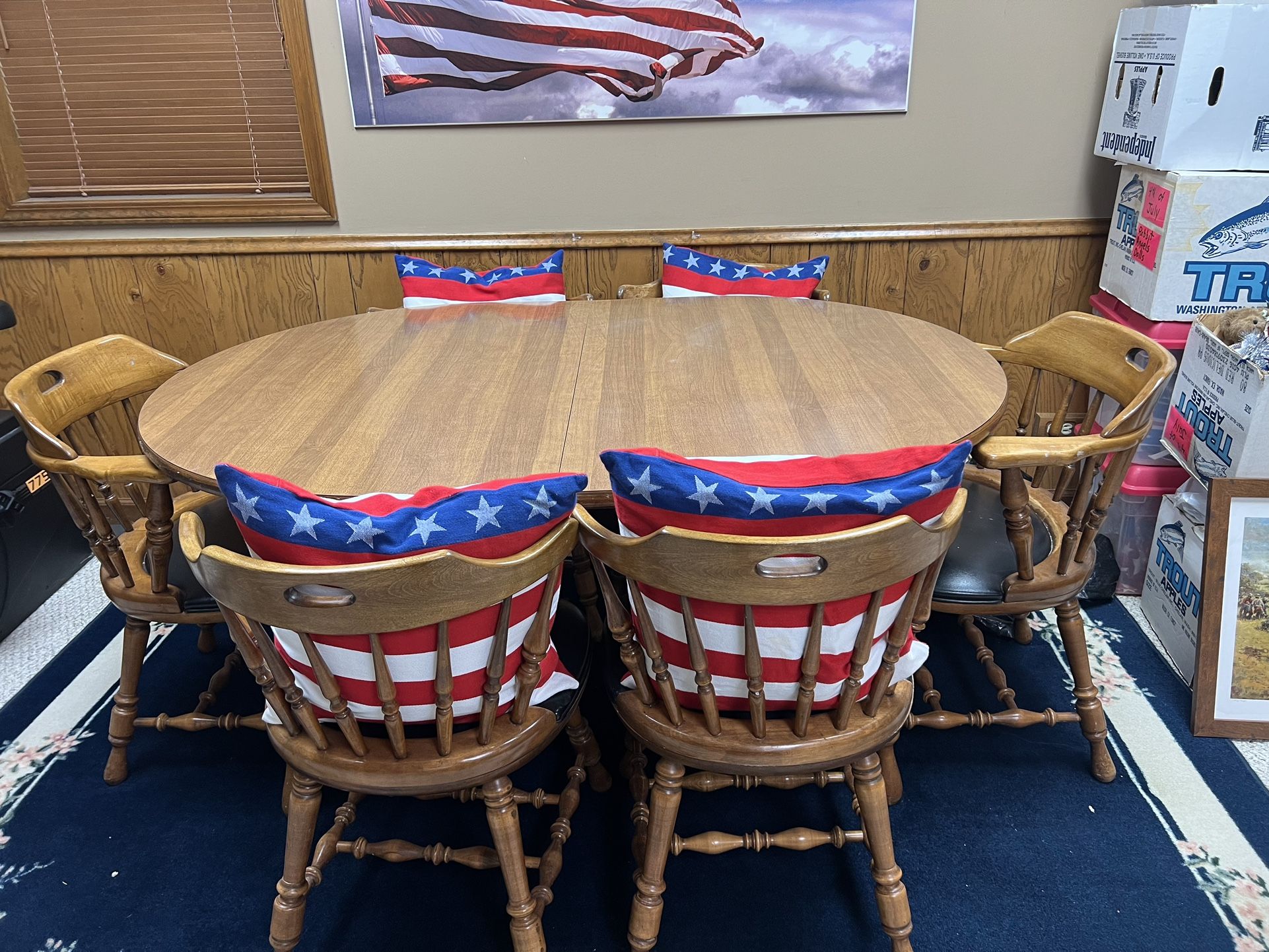 Solid Wood Dining Table Set