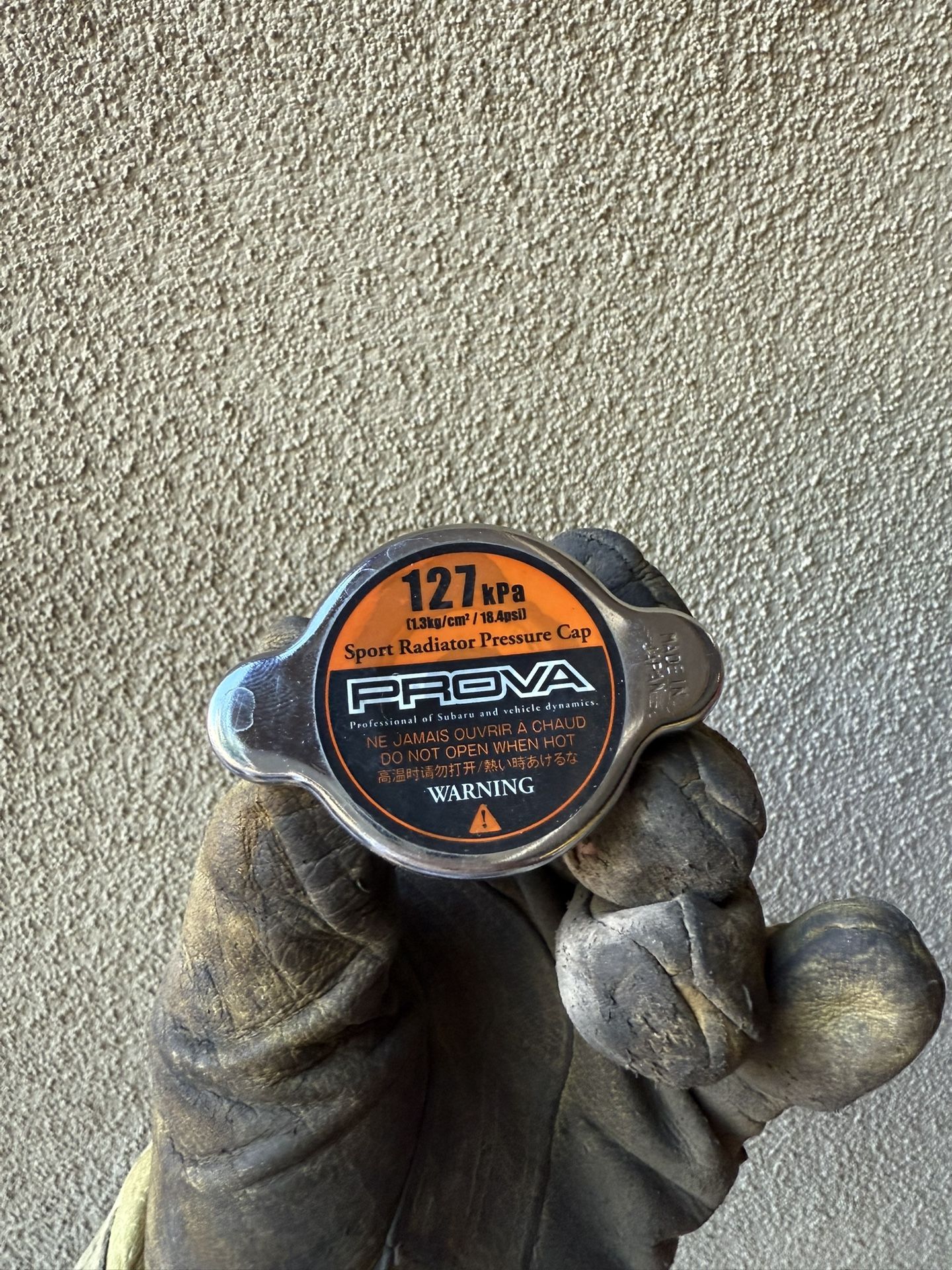 Prova radiator cap Subaru WRX STi