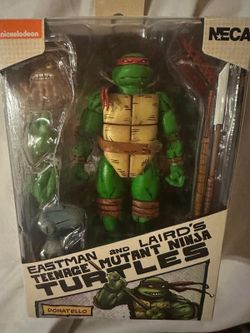 NECA action figure of Donatello from the "Eastman and Laird's Teenage Mutant Ninja Turtles