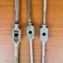 Tap Wrench Handle Adjustable Bar Holder Straight Tapping Wrenches Set 3
