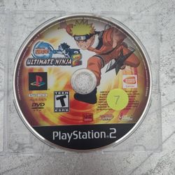 Naruto Ultimate Ninja 2 PlayStation 2 video game Ps2 - Disc