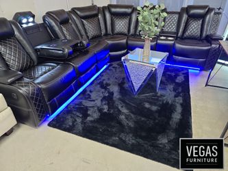 SECTIONAL-POWER-RECLINERS Brown Available