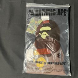 Bape Tee Brown/black