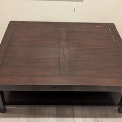 World Market Wooden Coffee Table 