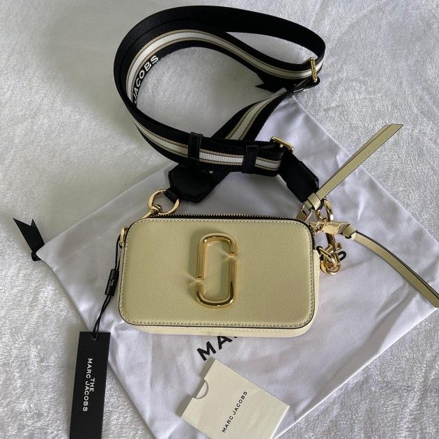 Marc Jacobs The Snapshot Crossbody Bag Cloud White