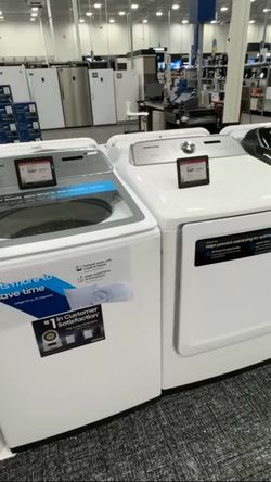 Samsung Top Load Washer and Dryer Set