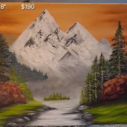 Original Oil On Canvas Paintings 