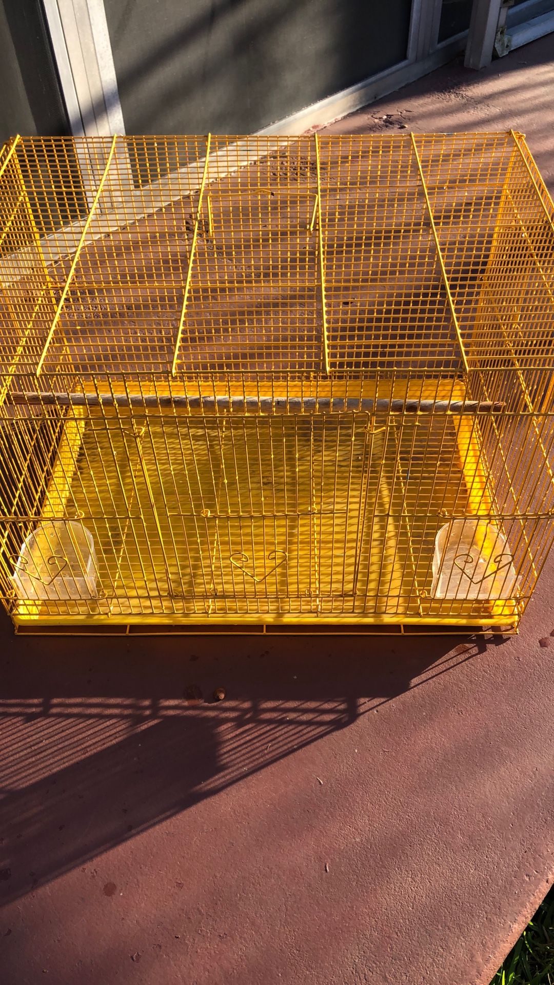 Yellow, bird cage