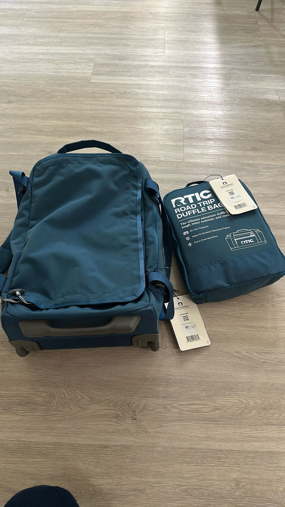 RTIC outdoors roadtrip duffel bag rolling luggage + duffle bag