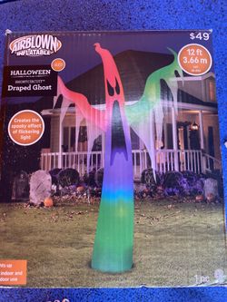 Led 12ft Draped Ghost 