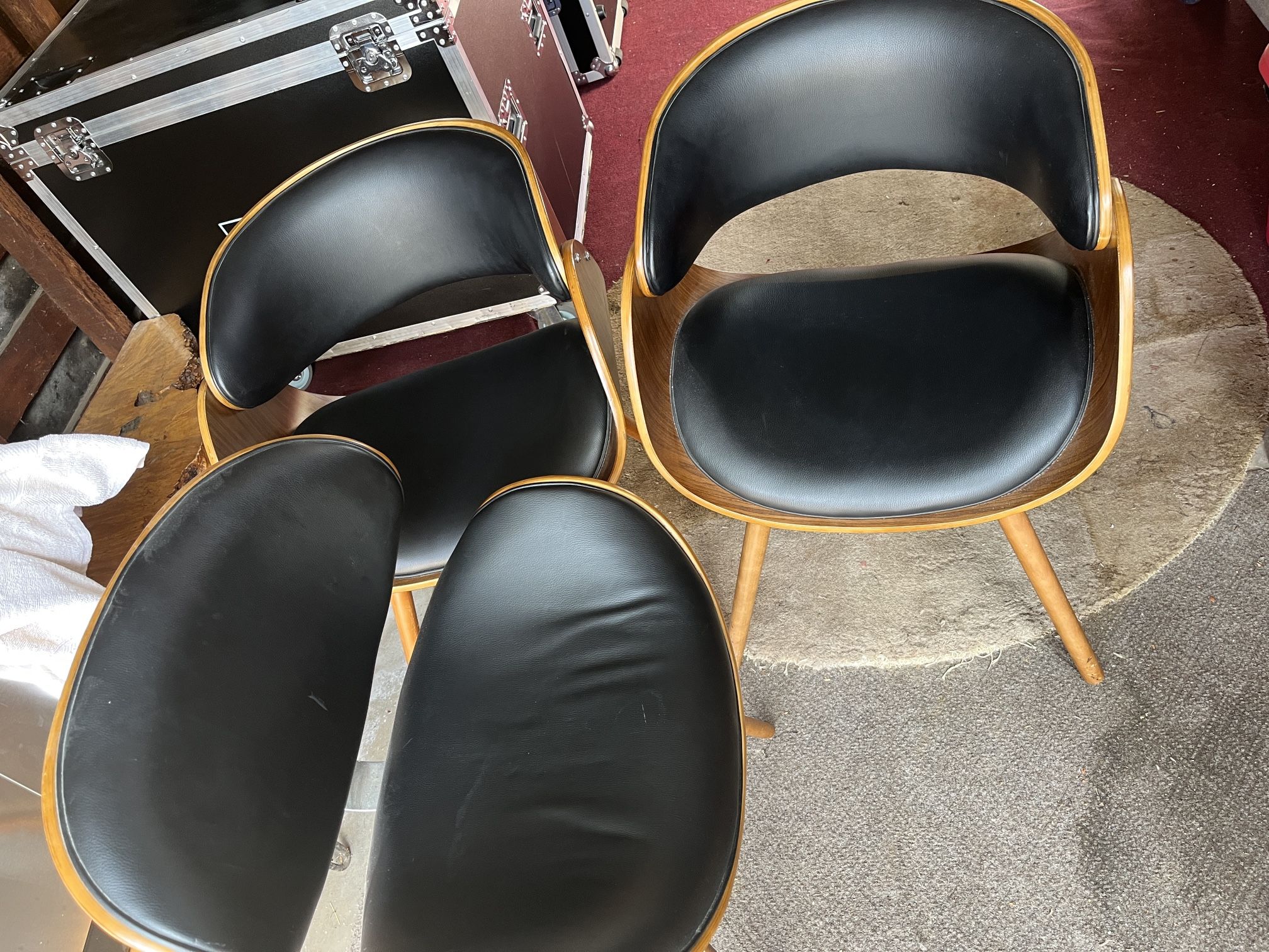 3 Mid Century Chairs