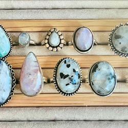 Moonstone Rings 