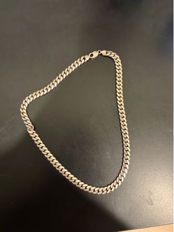 Silver Cuban Link Chain