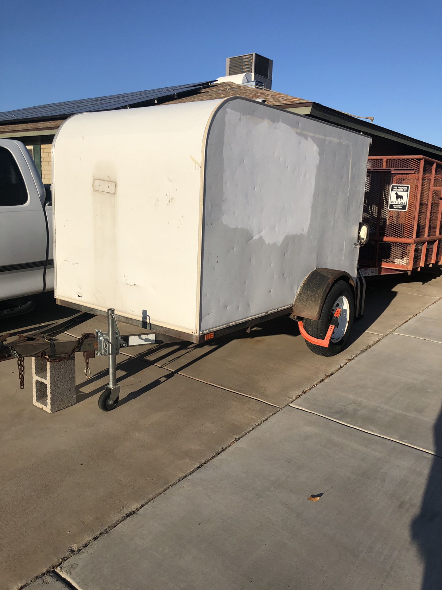 White utility trailer for sale!!!