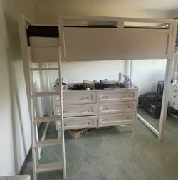 Pottery Barn Hampton twin Loft Bed