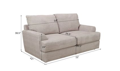 Raymour&Flannigan Loveseat and ottoman