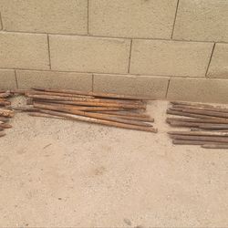 Stacas, steel stakes