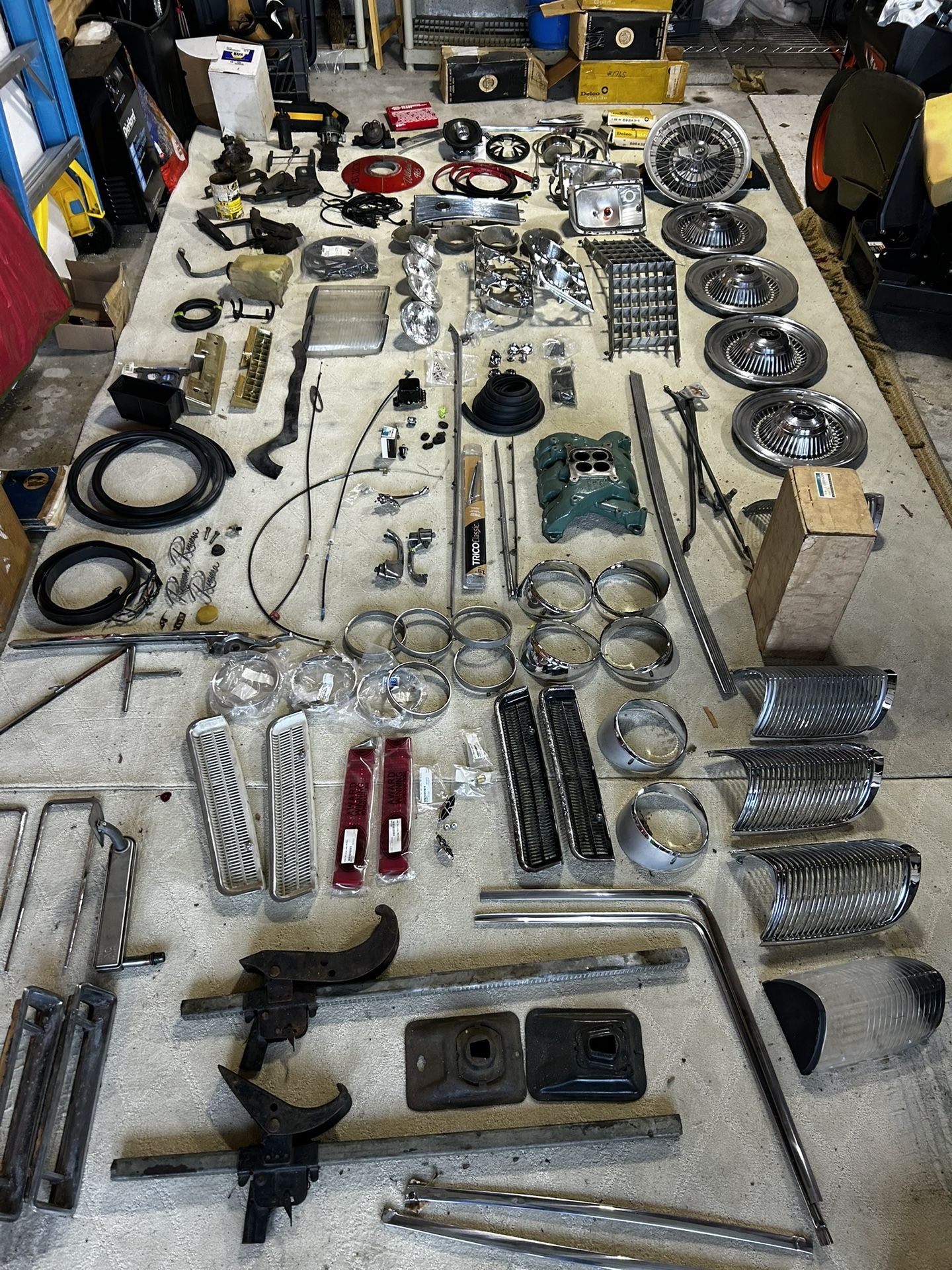 19 64 Buick Riviera Exterior Parts, Body Engine Parts Selling As A Lot