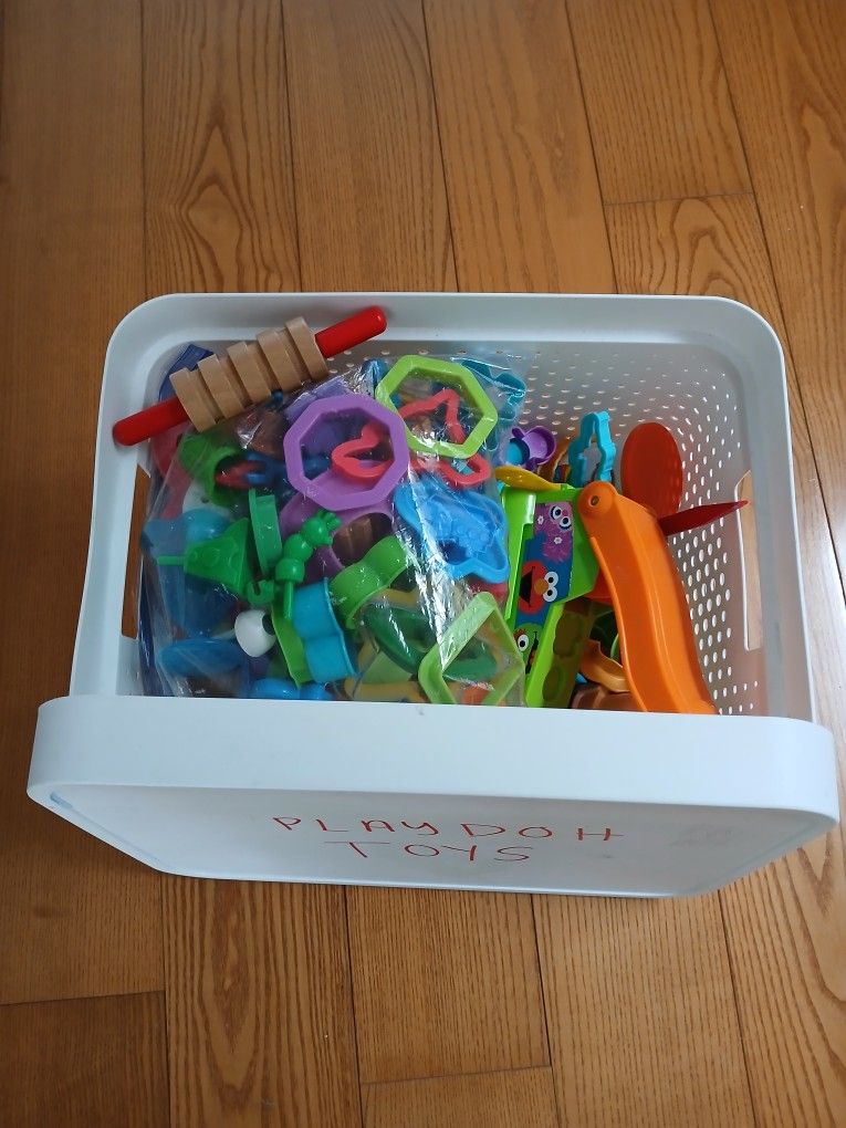 Large Bundle Of Play Doh Accessories