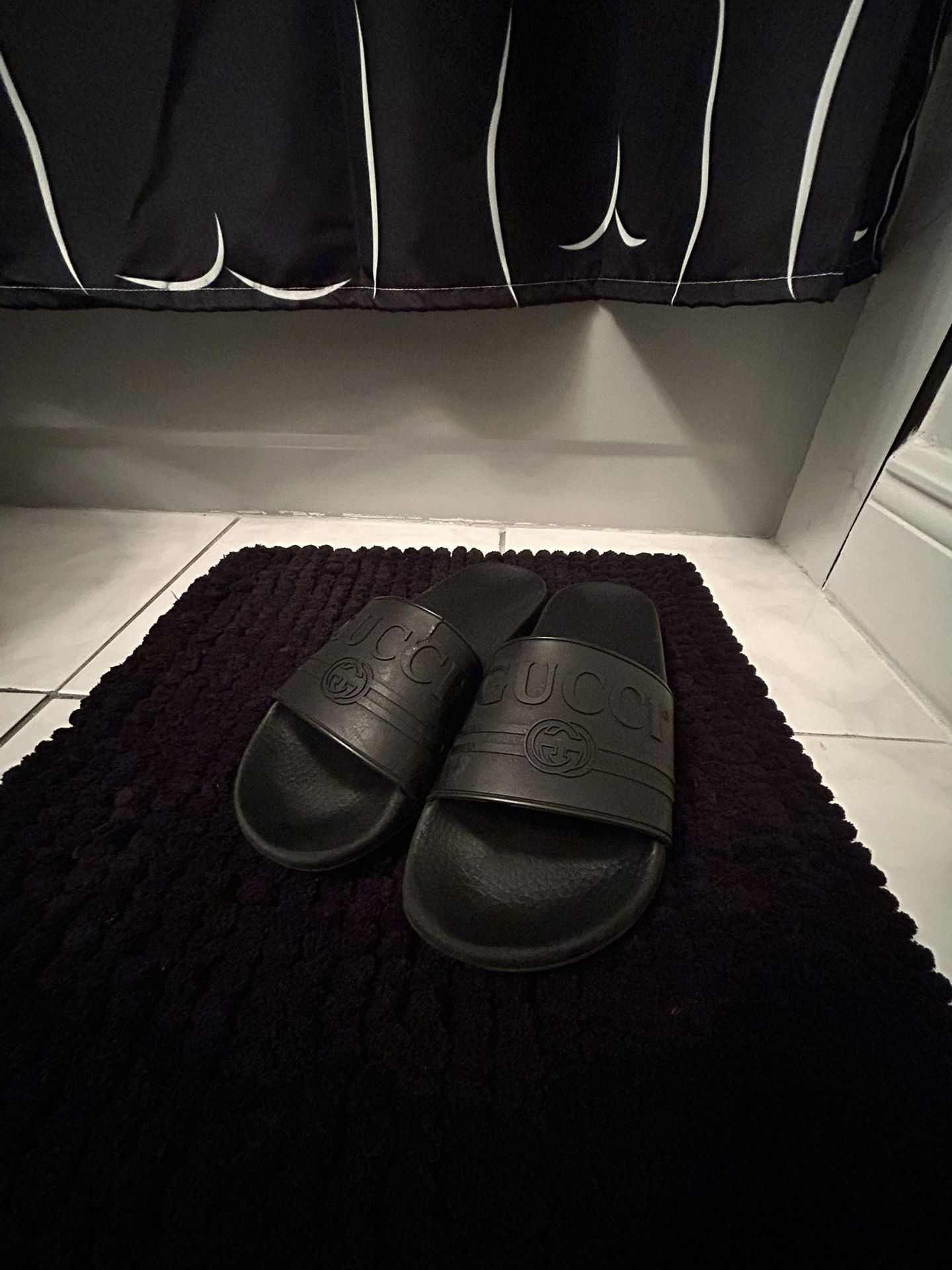 Gucci Men Slides Black