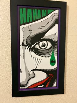 Framed Joker DC Comics Wall Art Print