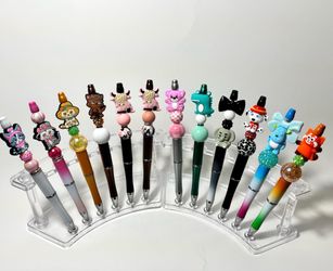 Handmade Beaded Character Pens
