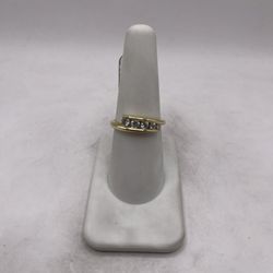 14kt Gold Diamond Engagement Style Band 