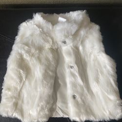 Baby Girl Faux Fur Vest 9 Mos