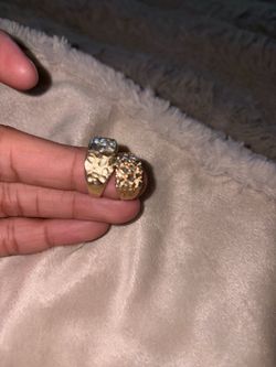 10k nugget rings