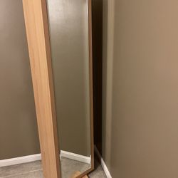 Shelf With Stand Mirror