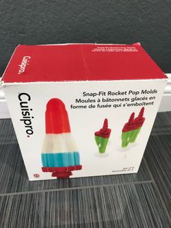Cuisipro Snip Fit Rocket Pop Molds Set Of 6