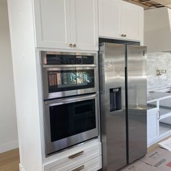 36 in. 27.4 cu. ft. Side by Side Refrigerator in Fingerprint-Resistant - $350 (hayward / castro valley)
