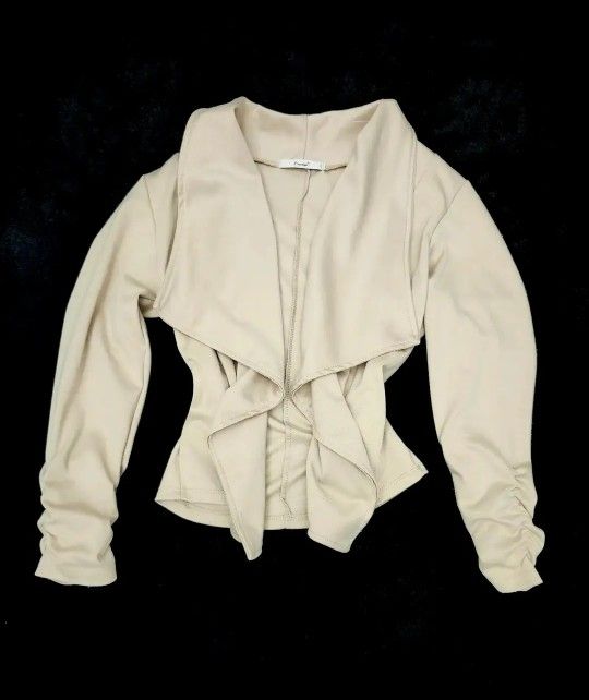✅️ Khaki Blazer Cardigan• Size S• Great Condition• $12firm