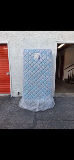 Thick Sealy twin mattress pickup 2-8:30 pm rainbow/charleston cash only read description