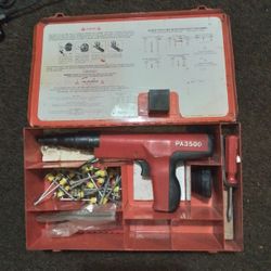  POWERS FASTENERS Ramset PA3500 Semiautomatic Powder Actuated TOOL gun Kit 