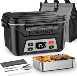 🔥 NEW Cordless Heated Lunch Box – Rechargeable Food Warmer