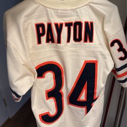 bears walter peyton legacy football jersey men’s size small