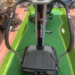 Confidence Fitness Whole Body Vibration Plate Trainer Machine with Arm Straps