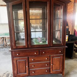 antique hutch 