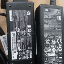 2X HP OEM Laptop Chargers