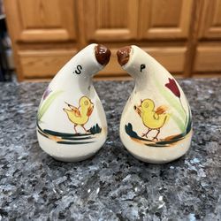 Vintage 1950’ s Pair of salt and pepper shakers.  Preowned 