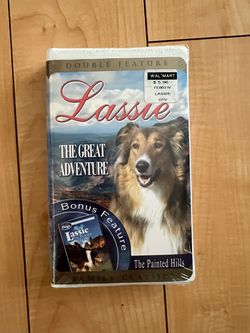 Lassie Double Feature Great Adventure/ Painted Hills VHS Brand New